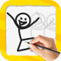 icon Animaker, stickman animation