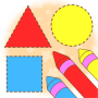 icon Kids Learning Shapes and Colors